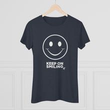Load image into Gallery viewer, Keep On Smiling Women's Tri-blend  Comfort Tee