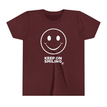 Load image into Gallery viewer, Keep On Smiling Youth Active Tee