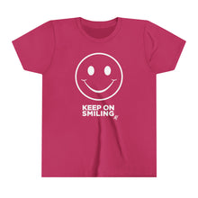 Load image into Gallery viewer, Keep On Smiling Youth Active Tee