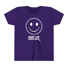 Load image into Gallery viewer, Keep On Smiling Youth Active Tee