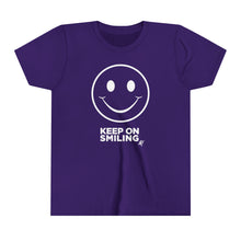 Load image into Gallery viewer, Keep On Smiling Youth Active Tee
