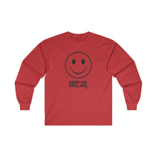 Load image into Gallery viewer, Keep On Smiling Men&#39;s Long Sleeve
