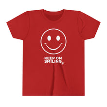 Load image into Gallery viewer, Keep On Smiling Youth Active Tee
