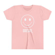 Load image into Gallery viewer, Keep On Smiling Youth Active Tee
