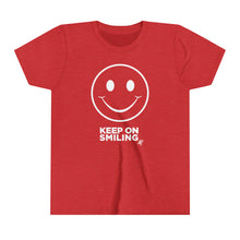 Load image into Gallery viewer, Keep On Smiling Youth Active Tee