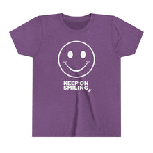 Load image into Gallery viewer, Keep On Smiling Youth Active Tee
