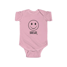 Load image into Gallery viewer, Keep On Smiling Infant Fine Jersey Bodysuit
