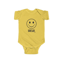 Load image into Gallery viewer, Keep On Smiling Infant Fine Jersey Bodysuit