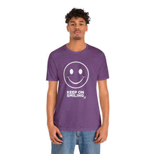 Load image into Gallery viewer, Keep On Smiling Women&#39;s Active Tee
